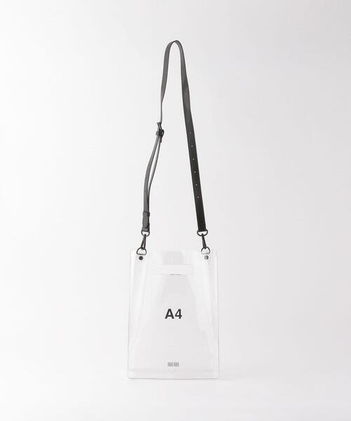 NaNa-NaNa(ナナナナ)の「<nana-nana> A4 PVC BAG/バッグ(トートバッグ・メンズ・ブラウン/その他1・FREE)」の3枚目の写真