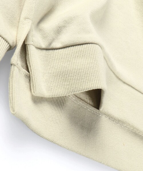 BRANSHES(ブランシェス)の「【ポケットつき】裏毛トレーナー(スウェット・キッズ・キャメル/アイボリー/ネイビー・100/90/110/120/150/130/140)」の14枚目の写真