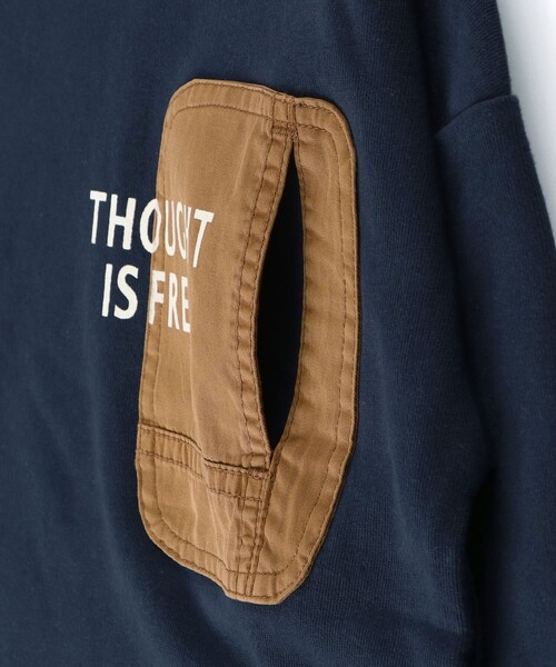 BRANSHES(ブランシェス)の「【ポケットつき】裏毛トレーナー(スウェット・キッズ・キャメル/アイボリー/ネイビー・100/90/110/120/150/130/140)」の18枚目の写真