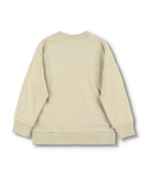 BRANSHES(ブランシェス)の「【ポケットつき】裏毛トレーナー(スウェット・キッズ・キャメル/アイボリー/ネイビー・100/90/110/120/150/130/140)」の9枚目の写真