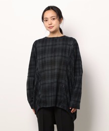 チェックドルマンプルオーバー