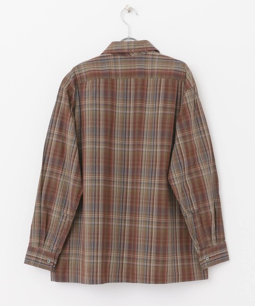 URBAN RESEARCH DOORS(アーバンリサーチドアーズ)の「White Label スーピマコットンキャンプカラーシャツ(シャツ/ブラウス・メンズ・チェック・MEDIUM/LARGE)」の4枚目の写真