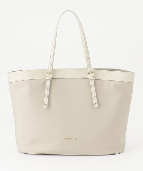 【TOCCA】 ＣＬＯＶＥＲ ＮＵＴ ＮＹＬＯＮＴＯＴＥ トートバッグ ナイロン TOCCA（トッカ）の「CLOVER NUT NYLON TOTE L トートバッグ L