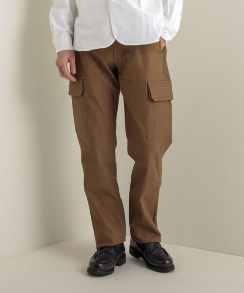 GLOSTER(グロスター)の「【GLOSTER/グロスター】M47スリムカーゴパンツ(カーゴパンツ・メンズ・オリーブ/ライトグレー/ベージュ・MEDIUM/LARGE)」の2枚目の写真