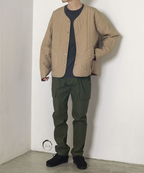 GLOSTER(グロスター)の「【GLOSTER/グロスター】M47スリムカーゴパンツ(カーゴパンツ・メンズ・オリーブ/ライトグレー/ベージュ・MEDIUM/LARGE)」の4枚目の写真