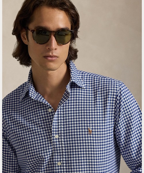POLO RALPH LAUREN(ポロ ラルフ ローレン)の「クラシック フィット コットン カジュアルシャツ(シャツ/ブラウス・メンズ・ブルー・XS/M/L/XL/S/XXL)」の6枚目の写真