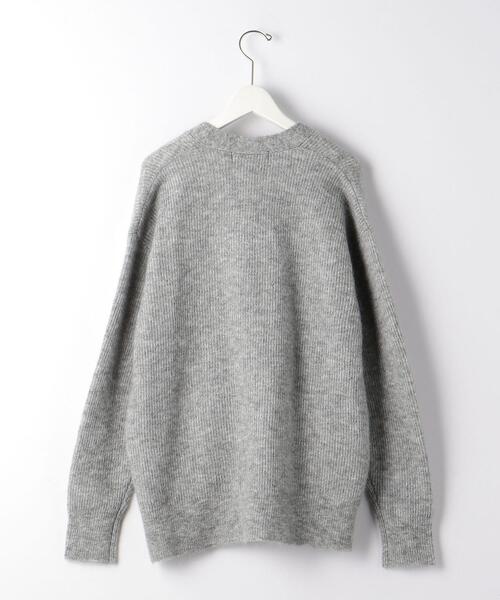 green label relaxing（グリーンレーベルリラクシング）の「モヘヤ アゼ カーディガン（カーディガン/ボレロ・メンズ・ライトグレー/ブラック/パープル・S/M/L）」の16枚目の写真