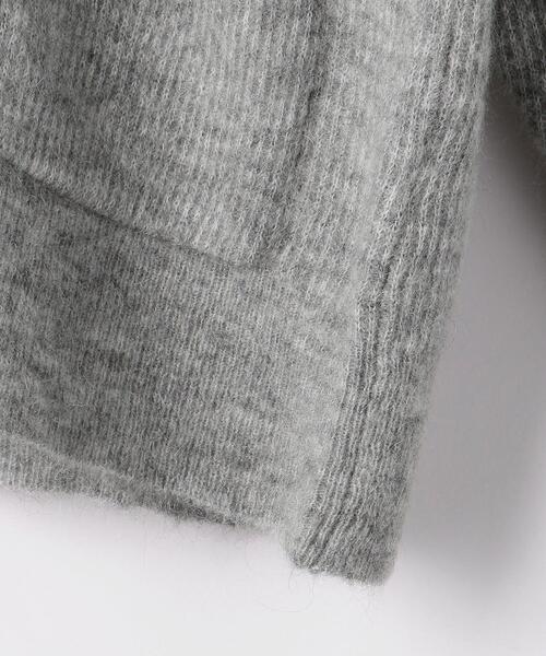 green label relaxing（グリーンレーベルリラクシング）の「モヘヤ アゼ カーディガン（カーディガン/ボレロ・メンズ・ライトグレー/ブラック/パープル・S/M/L）」の19枚目の写真