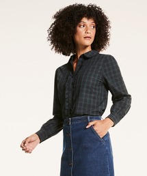 BROOKS BROTHERS（ブルックスブラザーズ）の「コットン ブロード ブラックウォッチ フロントピンタックシャツ Classic Fit（シャツ/ブラウス）」