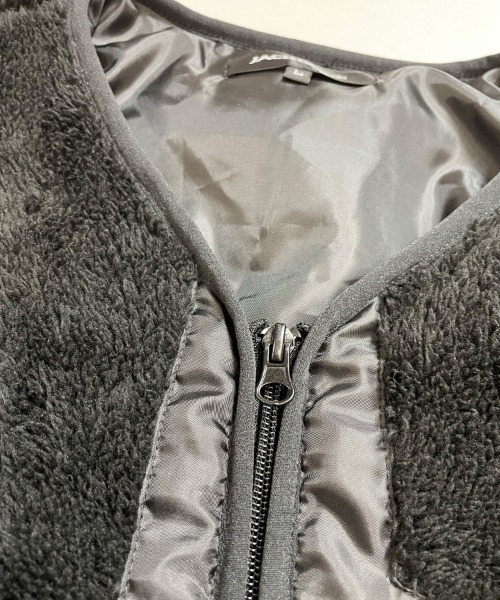 JACKROSE(ジャックローズ)の「WEB限定 JE-CRS0-シェルパフリースジップカーディガン(カーディガン/ボレロ・メンズ・ブラック/グレー・M/L)」の8枚目の写真
