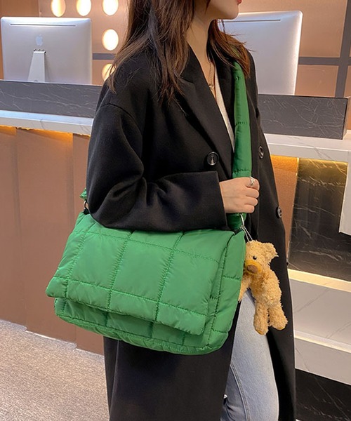 TABI PAL（タビパル）の「【TABI PAL】キルティング　ショルダーバッグ（ショルダーバッグ・レディース・グリーン/ブラック/オレンジ・FREE）」の15枚目の写真