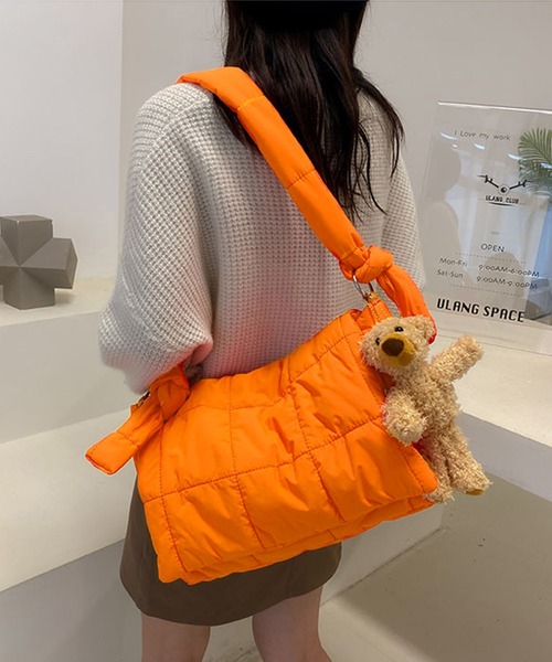 TABI PAL（タビパル）の「【TABI PAL】キルティング　ショルダーバッグ（ショルダーバッグ・レディース・グリーン/ブラック/オレンジ・FREE）」の17枚目の写真