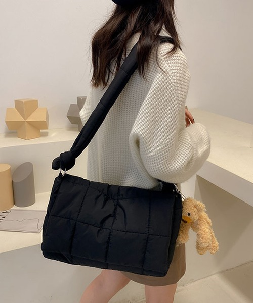 TABI PAL（タビパル）の「【TABI PAL】キルティング　ショルダーバッグ（ショルダーバッグ・レディース・グリーン/ブラック/オレンジ・FREE）」の19枚目の写真