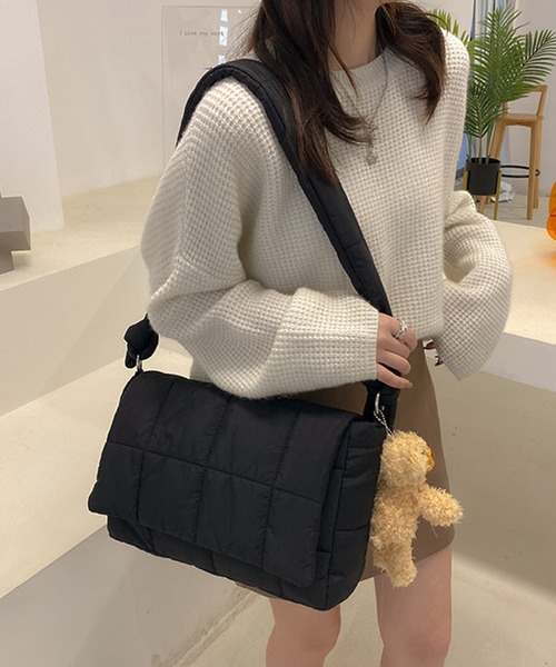 TABI PAL（タビパル）の「【TABI PAL】キルティング　ショルダーバッグ（ショルダーバッグ・レディース・グリーン/ブラック/オレンジ・FREE）」の11枚目の写真