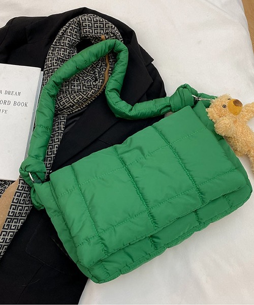 TABI PAL（タビパル）の「【TABI PAL】キルティング　ショルダーバッグ（ショルダーバッグ・レディース・グリーン/ブラック/オレンジ・FREE）」の9枚目の写真