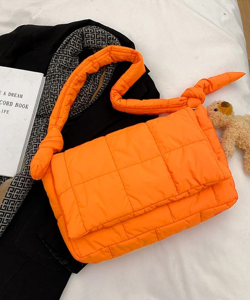 TABI PAL（タビパル）の「【TABI PAL】キルティング　ショルダーバッグ（ショルダーバッグ・レディース・グリーン/ブラック/オレンジ・FREE）」の8枚目の写真