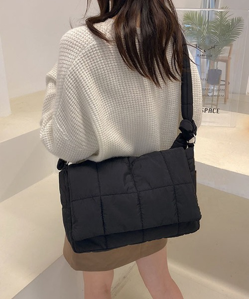 TABI PAL（タビパル）の「【TABI PAL】キルティング　ショルダーバッグ（ショルダーバッグ・レディース・グリーン/ブラック/オレンジ・FREE）」の21枚目の写真