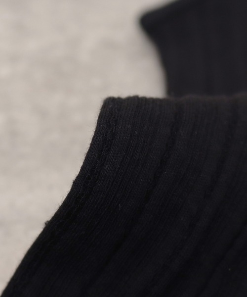 note et silence （ノートエシロンス）の「_◇et sort. コットンカシミヤジャガードテレコフレンチプルオーバー（Tシャツ/カットソー・レディース・ホワイト/ブラック・FREE）」の12枚目の写真