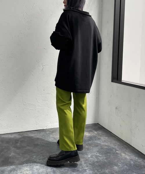 apres jour mignon(アプレジュールミニョン)の「ハーフジップスウェット【ZOZOTOWN限定アイテム】(スウェット・レディース・ブラック/パープル/マスタード/ナチュラル・X-LARGE/フリー)」の17枚目の写真