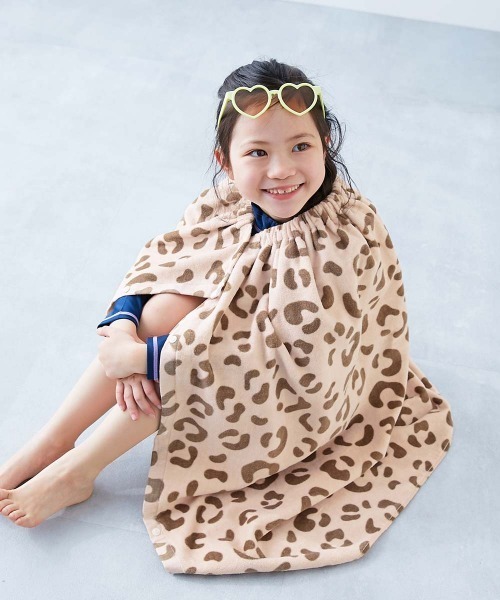 綿100%】ガールズラップタオル 80cm（スイムグッズ）｜devirock