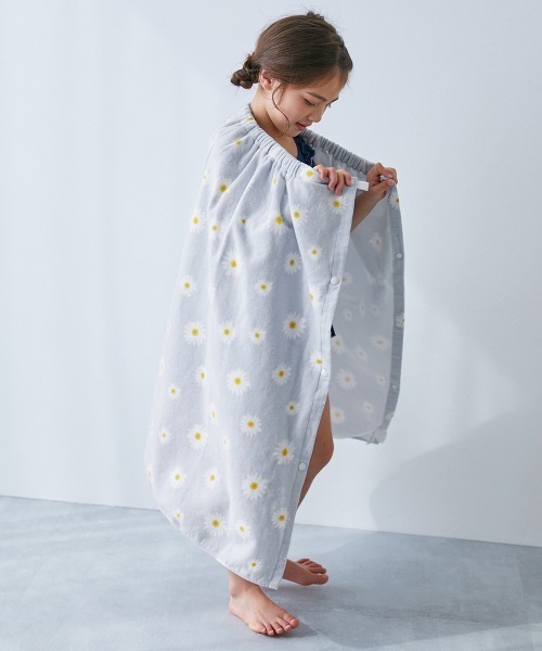 綿100%】ガールズラップタオル 80cm（スイムグッズ）｜devirock