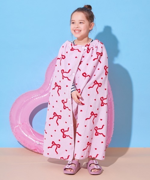 セール】ガールズラップタオル 80cm（スイムグッズ）｜devirock