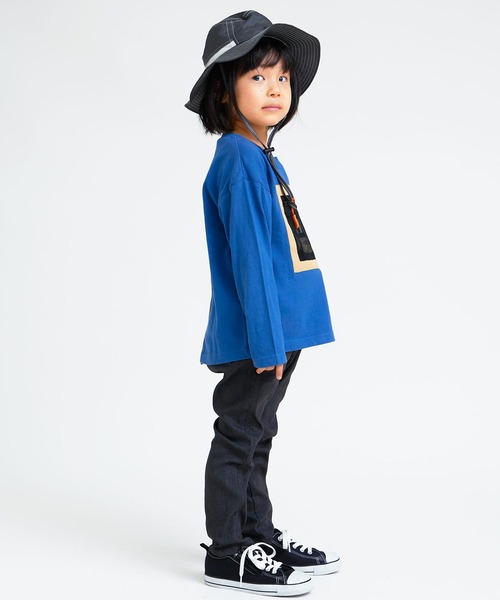 DILASH(ディラッシュ)の「ベルト付きスーパーストレッチタフタパンツ(その他パンツ・キッズ・ベージュ/ブラック/ネイビー・150/140/130/110/120/100/80/90)」の6枚目の写真