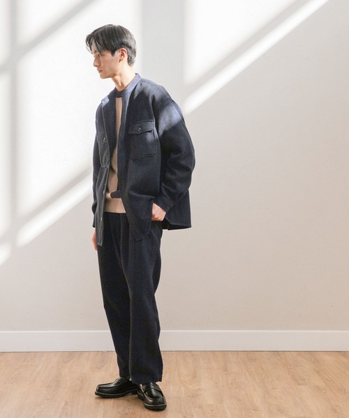 niko and...(ニコアンド)の「フェイクレザーペニーローファー(ローファー・メンズ・ブラック/ベージュ・MEDIUM/LARGE)」の4枚目の写真