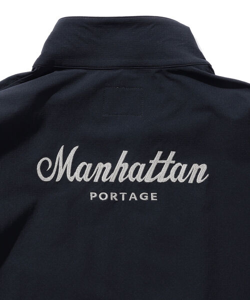 B:MING by BEAMS（ビーミングバイビームス）の「Manhattan Portage x B:MING by BEAMS / 別注 ストレッチ スタンドカラー ブルゾン（ブルゾン・メンズ・ブラック/ベージュ/ダークグリーン・SMALL/MEDIUM/LARGE）」の22枚目の写真