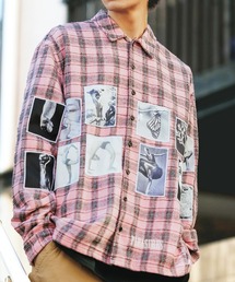 トップス PLEASURES Sherbert Zip Shirts PLEASURES Sherbert Zip Shirts
