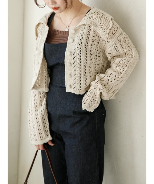 SLURR(スラ―)の「オーガニックコットンリブニットキャミ(キャミソール・レディース・グレー/アイボリー/ブラック/チョコ・FREE)」の11枚目の写真