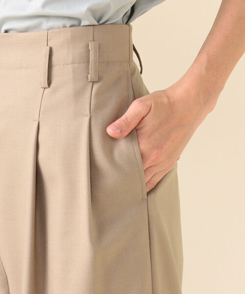 Demi-Luxe BEAMS（デミルクス ビームス）の「Demi-Luxe BEAMS / ソフトツイル テーパードパンツ（その他パンツ・レディース・ベージュ/ネイビー・38/36/34）」の14枚目の写真