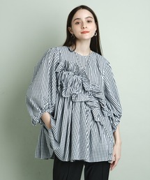 CADUNE（カデュネ）の「ダブルギャザーブラウス（シャツ