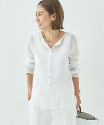 plage | *【LES ATELIERS FRANCAIS DE CONFECTION】SP HENLY NECK L/SL シャツ◆(シャツ/ブラウス)