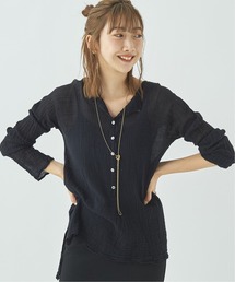 plage | *【LES ATELIERS FRANCAIS DE CONFECTION】SP HENLY NECK L/SL シャツ◆(シャツ/ブラウス)