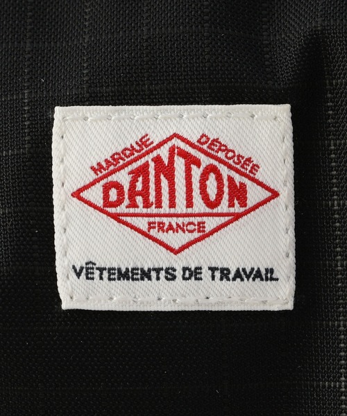 DANTON（ダントン）の「DANTON | リップストップ サコッシュ（ショルダーバッグ・レディース・ブラック/グリーン・ONE SIZE）」の3枚目の写真