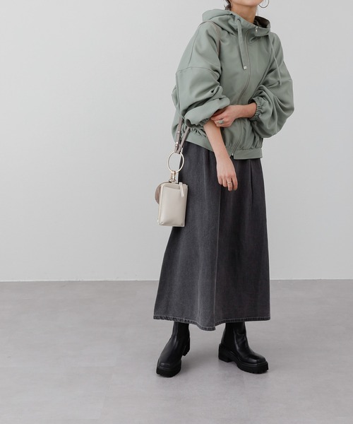 COLONY 2139（コロニートゥーワンスリーナイン）の「デニムタックフレアワンピース（ワンピース・レディース・ブルー/ブラック・FREE）」の22枚目の写真