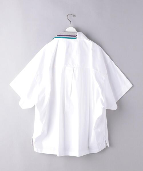 kolor(カラー)の「<kolor(カラー)> オックスフォード オープンカラーシャツ■■■(シャツ/ブラウス・メンズ・ホワイト・2/1)」の3枚目の写真