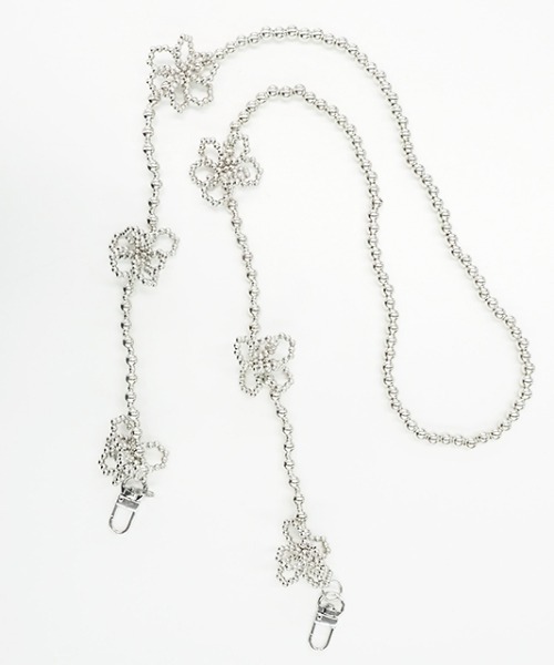 Casselini（キャセリーニ）の「Casselini(キャセリーニ)フェイクパールモバイルストラップ＆クリアiPhoneケース（スマホケース/カバー・レディース・ホワイト/シルバー・#1/#2/#3/#4/#5/#6/#7/#8/#9/#10）」の13枚目の写真