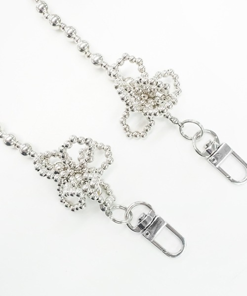 Casselini（キャセリーニ）の「Casselini(キャセリーニ)フェイクパールモバイルストラップ＆クリアiPhoneケース（スマホケース/カバー・レディース・ホワイト/シルバー・#1/#2/#3/#4/#5/#6/#7/#8/#9/#10）」の11枚目の写真