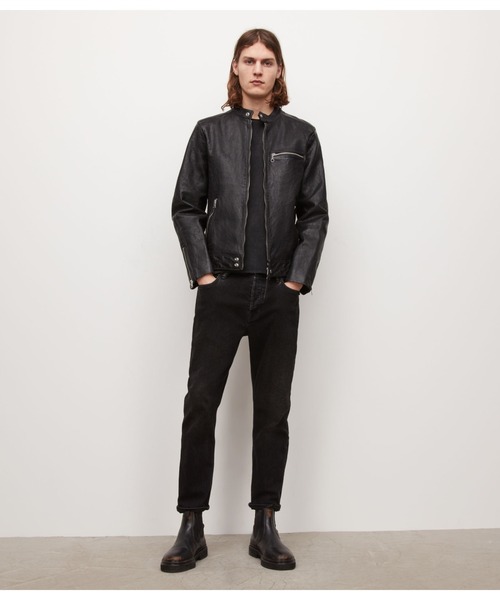 ALLSAINTS レザー ジャケット UK4 オールセインツ 牛革 中古・古着通販】ALL SAINTS (オールセインツ) ライダース