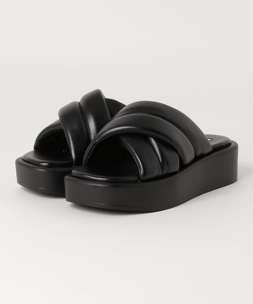 NUOVO(ヌオーヴォ)の「NUOVO ヌオーヴォ PAD CROSS 4.5 パッド クロス 3.5 NC50230 BLACK(サンダル・レディース・ブラック・LARGE/MEDIUM/X-LARGE/SMALL)」の1枚目の写真