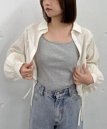 パット付きストラップキャミソール