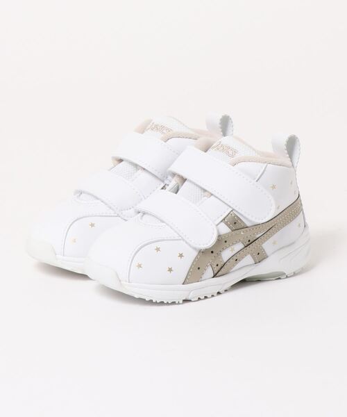 ASICS(アシックス)の「ASICS KIDS SUKU2 アシックス スクスク GD.RUNNER BABY SL-MID ベビーシューズ(GDランナーベビーSL-MID) 1144A004(スニーカー・キッズ・ホワイト系その他・15.0cm/15.5cm/14.5cm/14.0cm/13.0cm/13.5cm/16.0cm)」の1枚目の写真