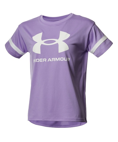 セール Uaテック スポーツスタイル ロゴ ショートスリーブ Tシャツ トレーニング キッズ ガールズ Tシャツ カットソー Under Armour アンダーアーマー のファッション通販 Zozotown