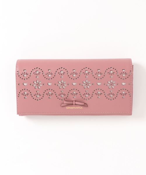 財布 財布 小物 Samanthavega サマンサベガ の財布 レースパンチング長財布 を購入できます Samanthavega レースパンチング長財布 財布 Samanthavega サマンサベガ のファッション