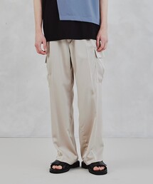 tk.TAKEO KIKUCHI | サテンワイドストレートカーゴパンツ(その他パンツ)
