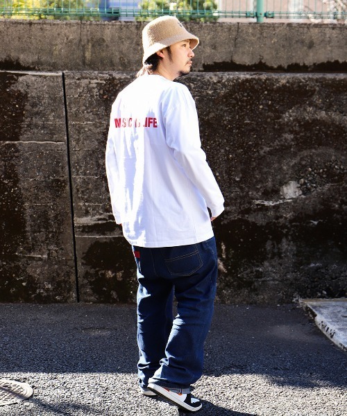 NESTA BRAND(ネスタブランド)の「JPN加工ベーシックロゴロンT(Tシャツ/カットソー・メンズ・ホワイト・S/M/L/XL/XXL)」の4枚目の写真