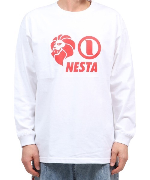 NESTA BRAND(ネスタブランド)の「JPN加工ベーシックロゴロンT(Tシャツ/カットソー・メンズ・ホワイト・S/M/L/XL/XXL)」の5枚目の写真
