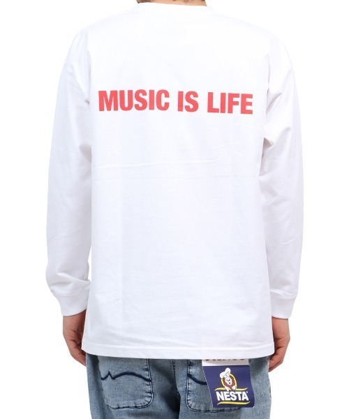 NESTA BRAND(ネスタブランド)の「JPN加工ベーシックロゴロンT(Tシャツ/カットソー・メンズ・ホワイト・S/M/L/XL/XXL)」の6枚目の写真